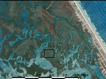 GIS-produced aerial graphic